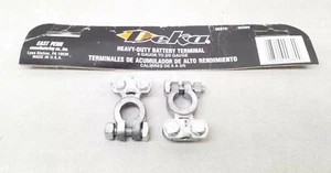 00369 Deka Heavy-Duty Top Post Battery Terminals 6 To 2/0 Gauge - Qty 2pcs - Picture 1 of 4