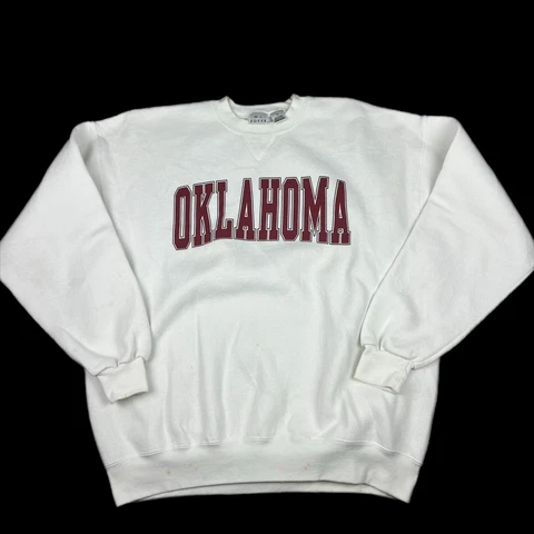 Vintage University of Oklahoma OU Sooners crewneck sweatshirt XL Cover