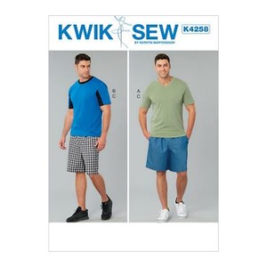 Kwik Sew Sewing Pattern 4258 Mens Tops Pants Size S-XXL