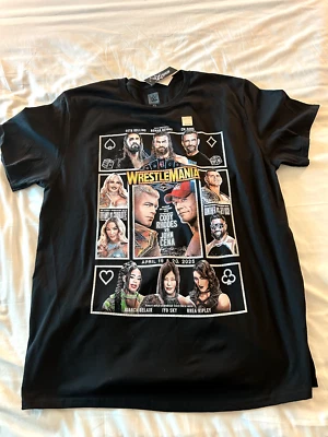 WWE WrestleMania 41 Official "I Was There" T-Shirt Men's Size XL NWT New WM41 - Image 1 of 4