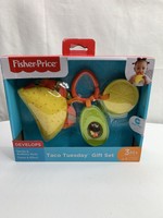 Fisher Price Newborn To Infant Taco Tuesday Gift Set Teething Fabric Tags Rattle Ebay