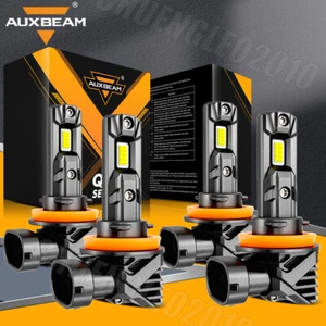 For Suzuki GSXR1000 2009-2016 AUXBEAM Canbus LED Headlights High Low Beam White - Picture 1 of 12