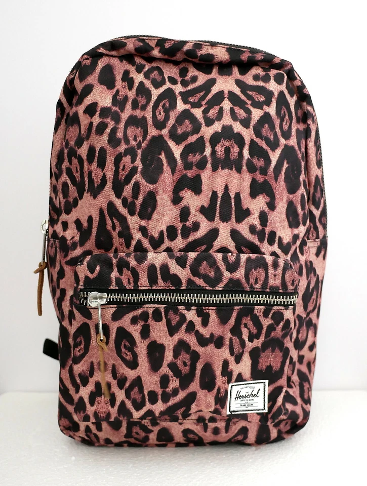 HERSCHEL SUPPLY SETTLEMENT MID 17L (LEOPARD) CANVAS BACKPACK MSRP $60 NEW w/TAG! - Image 1 of 1