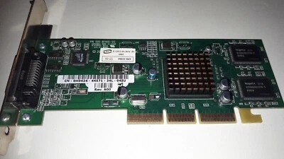 DELL 1R919  ATI RADEON 7000 32MB AGP GRAPHICS CARD FH - Image 1 of 4