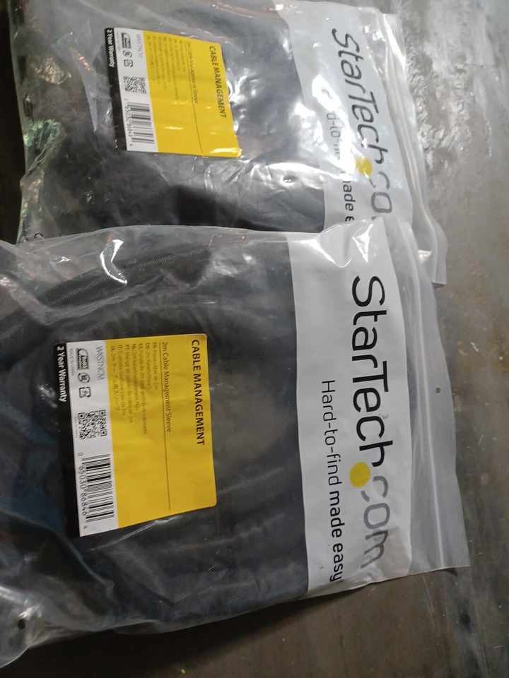 2x Funda de gestión de cables StarTech de 2 m WKSTNCM Foto 1 de 1