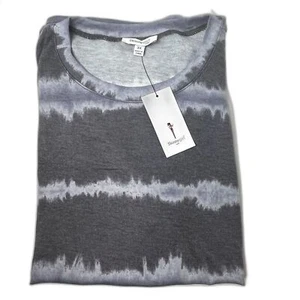 SkinnyGirl Puff Sleeve Tee Indigo Tie-Dye Striped Blouse. Size 3X New! - Picture 1 of 9