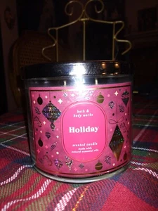 Bath & Body Works HOLIDAY CINNAMON CLOVE BUDS AND NUTMEG 3-Wick Candle - Picture 1 of 6