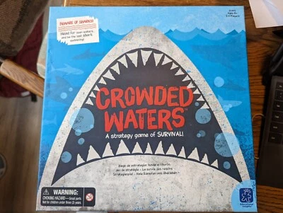 CROWDED WATERS Board Game - A Strategy Game of Survival - 100% READY to PLAY 201 - Image 1 of 4