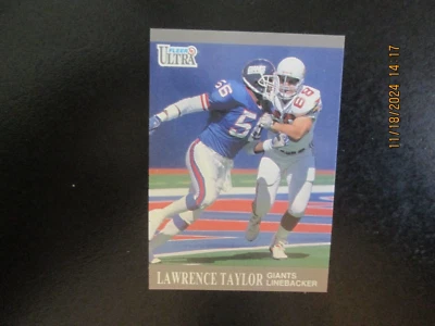 LAWRENCE TAYLOR GIANTS 1991 FLEER ULTRA BASE CARD #224 - Image 1 of 2