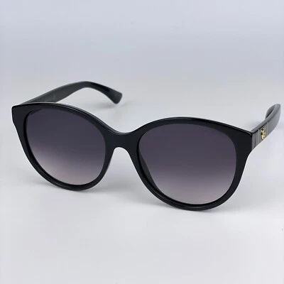 Gafas de sol Gucci para mujer negras violetas degradadas cuadradas de gran tamaño GG0053SN 001 NUEVAS Foto 1 de 4