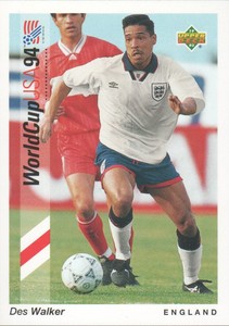 1993 Upper Deck World Cup 94 Preview Soccer English/German #63 Des Walker