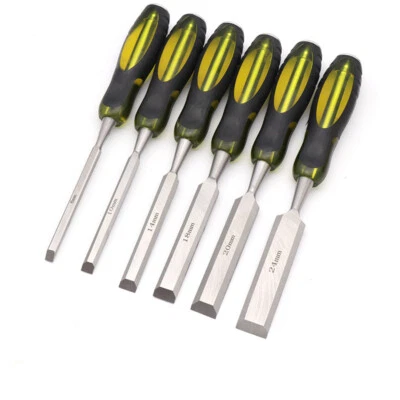 Alloy Steel Wood Chisel Carving Bevel Edge Woodworking Chisels 8 10 16 22mm - Image 1 of 4