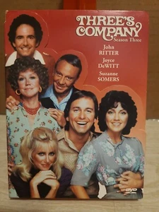 Threes Company - Season 3 (DVD, 2004, 4-Disc Set) Discs are MINT! John Ritter - Picture 1 of 8