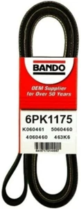 6PK1175 BANDO OEM QUALITY SERPENTINE BELT - Foto 1 di 1
