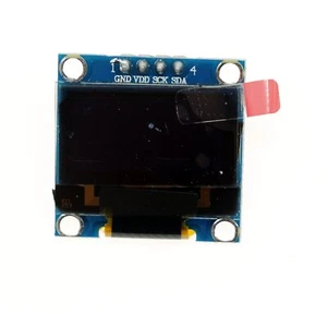 White 0.96" I2C 128X64 OLED LCD Display Module for Arduino/STM32/AVR/51 - Foto 1 di 2