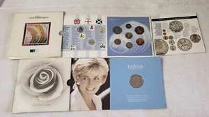 1991/97 United Kingdom/Diana Princess of Wales UNC Coin Sets (Pre-Owned) - Picture 1 of 2