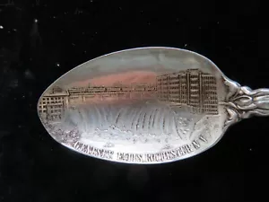 Sterling Silber Souvenir Löffel Genesee Falls Rochester N.Y. 5 3/4 Zoll - Bild 1 von 3