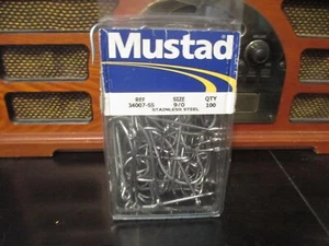 88 EA Neu in Verpackung Mustad 34007-SS # 9/0 Edelstahl Oshaunessy Haken KOSTENLOSER VERSAND USA - Bild 1 von 1