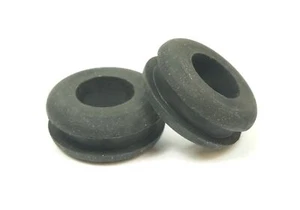 Par De Grommets De Montaje De Radiador Plateado Rotax Max Para Kart - Imagen 1 de 1