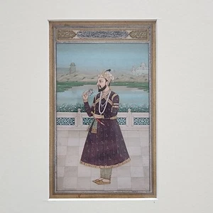 One Of A Collection Of Antique PERSIAN or INDIAN MINIATURES On Paper - Picture 1 of 2