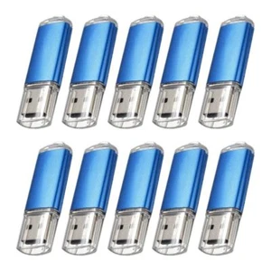 Lot/10 1GB 2GB 4GB 8GB 16GB USB 2.0 Rectangle Flash Drive Memory Stick Pen Drive - Picture 1 of 12