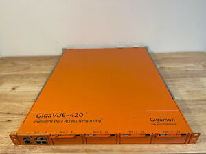 Gigamon GigaVUE-420 CU 1/10G Ethernet Switch Chassis for Network Visibility/Tap