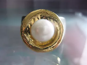 Metall-Scheibe - #03 "Goldnugget" - rund 18mm kompatibel m. Charlotte 21, Touch - Bild 1 von 1