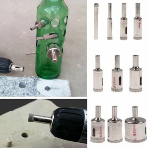  Bohrkrone Glasbohrer Fliesenbohrer 10X Diamantbohrer Hohlbohrer Lochsäge 6-32mm - Bild 1 von 5