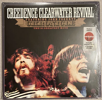 CREEDENCE CLEARWATER REVIVAL FEAT. JOHN FOGERTY – CHRONICLE 20 GREATEST HITS LP - Image 1 of 2