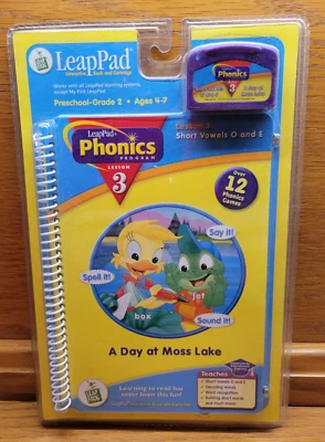 Leap Frog LeapPad Preschool-Grade 2 Phonics Lesson 3 Short Vowels O & E - Image 1 of 2