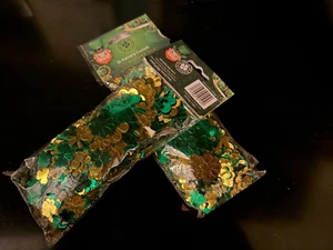 2 x St Patricks Day Confetti Green & Gold BNWT - Picture 1 of 2