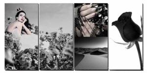 Midnight Escape Ensemble Canvas Mural (4 pcs, 36" x 72") - Picture 1 of 1