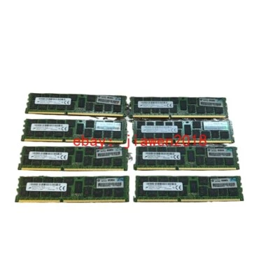 HP 712383-081 128GB 8 x 16GB Micron MT36JSF2G72PZ-1G9E1HE PC3-14900R Server RAM - Image 1 of 3