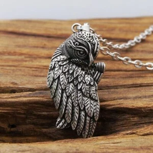 Owl Charm Pendants Necklace - Greek Mythology Pendant Men Necklaces Jewelry 1PC - Picture 1 of 12