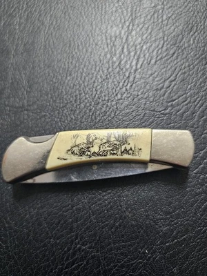 FACA DE BOLSO DOBRÁVEL SABRE TEMA CARO. Frete rápido. - Imagem 1 de 4