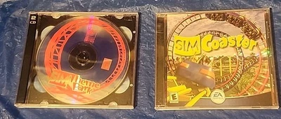 SIM Theme Park & Sim Coaster PC Games Windows 95/98 EA (2000) Vintage Very Good - Image 1 of 4
