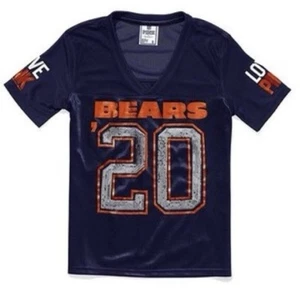 VICTORIA'S SECRET PINK CHICAGO BEARS NFL JERSEY SIZE XS *read* - Picture 1 of 11