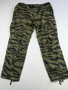 Vintage US Military Pants Men 36x29 Tiger Stripe Camo Cargo Combat Trousers 90s - Picture 1 of 17
