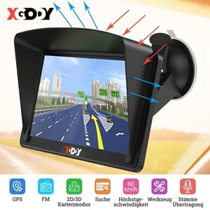 XGODY 7 pulgadas camión GPS navegación dispositivo de navegación 256 MB + 16 GB tarjeta de la UE reproductor de MP3 - Imagen 1 de 12