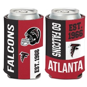 Atlanta Falcons Farbblock Dosenkühler Koozie kostenloser Versand auf Lager - Bild 1 von 1