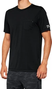 Camiseta deportiva Mission 100 % para hombre negra pequeña 20014-00000 - Imagen 1 de 3