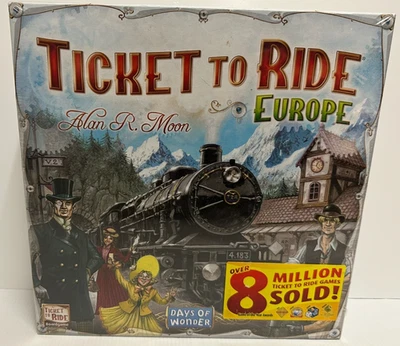 Days of Wonder Ticket to Ride Europe Board Game 2018 New Sealed - Image 1 of 4