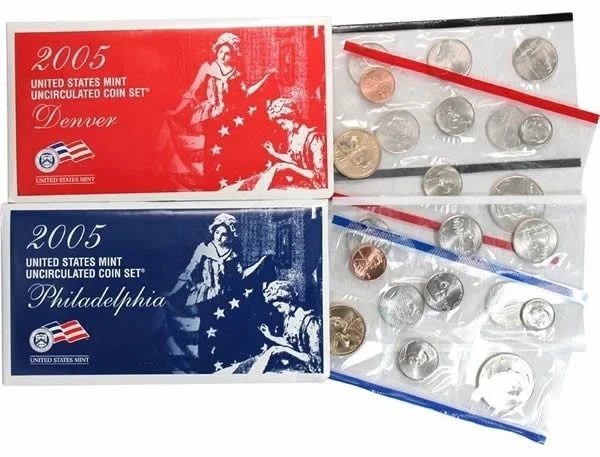 2005 US Mint Set Uncirculated Set Complete Philadelphia & Denver W/ OGP - Image 1 of 1