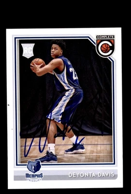 Signed Basketball Card Auto Deyonta Davis 2016-17 Panini Complete #85 Grizzlies - Image 1 of 2