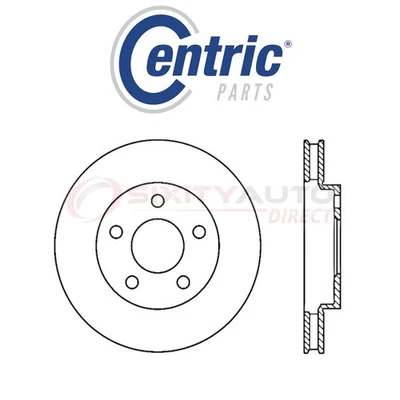 Centric C-TEK Disc Brake Rotor for 1999-2005 Pontiac Grand Am 2.2L 2.4L 3.4L va - Image 1 of 4