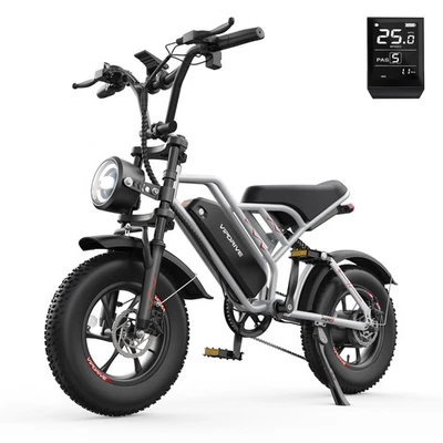 16"Fat Tire Adults E Bike 750W Peak 48V 13AH Removable Battery E-Mountain Bike - Image 1 of 4
