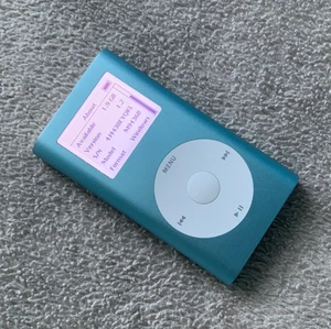 Apple iPod Mini 1st Gen Blue 4GB PLEASE READ DESCRIPTION ref.2 - Afbeelding 1 van 6