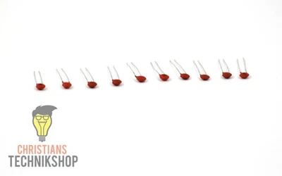 CHRISTIAN'S TECHNIK SHOP 10 Piezas Condensadores Cerámicos - Voltaje 50V - 100 NF