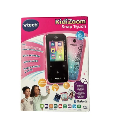 VTech KidiZoom Snap Touch pink – Kinderkamera im Smartphone-Format mit Touchscre - Bild 1 von 4