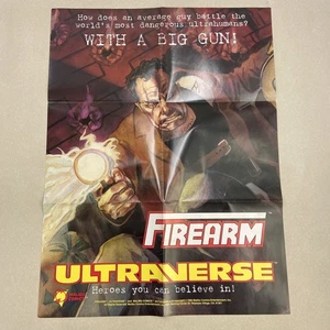  1993 Comic Promo Poster FIREARM 24x18 Malibu Comics Ultraverse schön - Bild 1 von 9